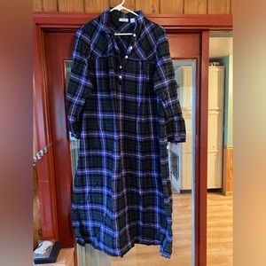 L.L. Bean Long Flannel Nightgown